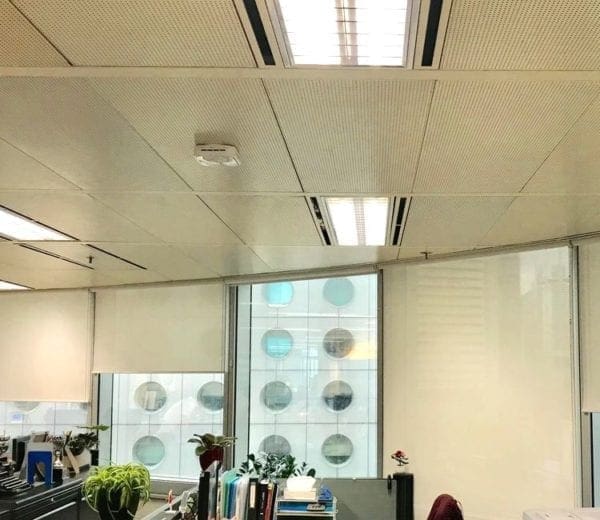 Hongkong Land Exchange Square Headquarter Office IAQ Monitor on Ceiling